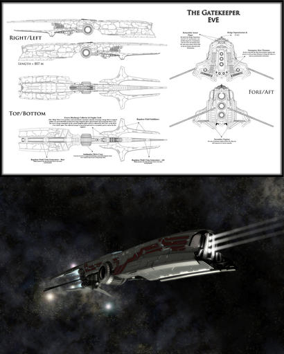 EVE Online - 15 полуфиналистов конкурса на дизайн нового корабля.